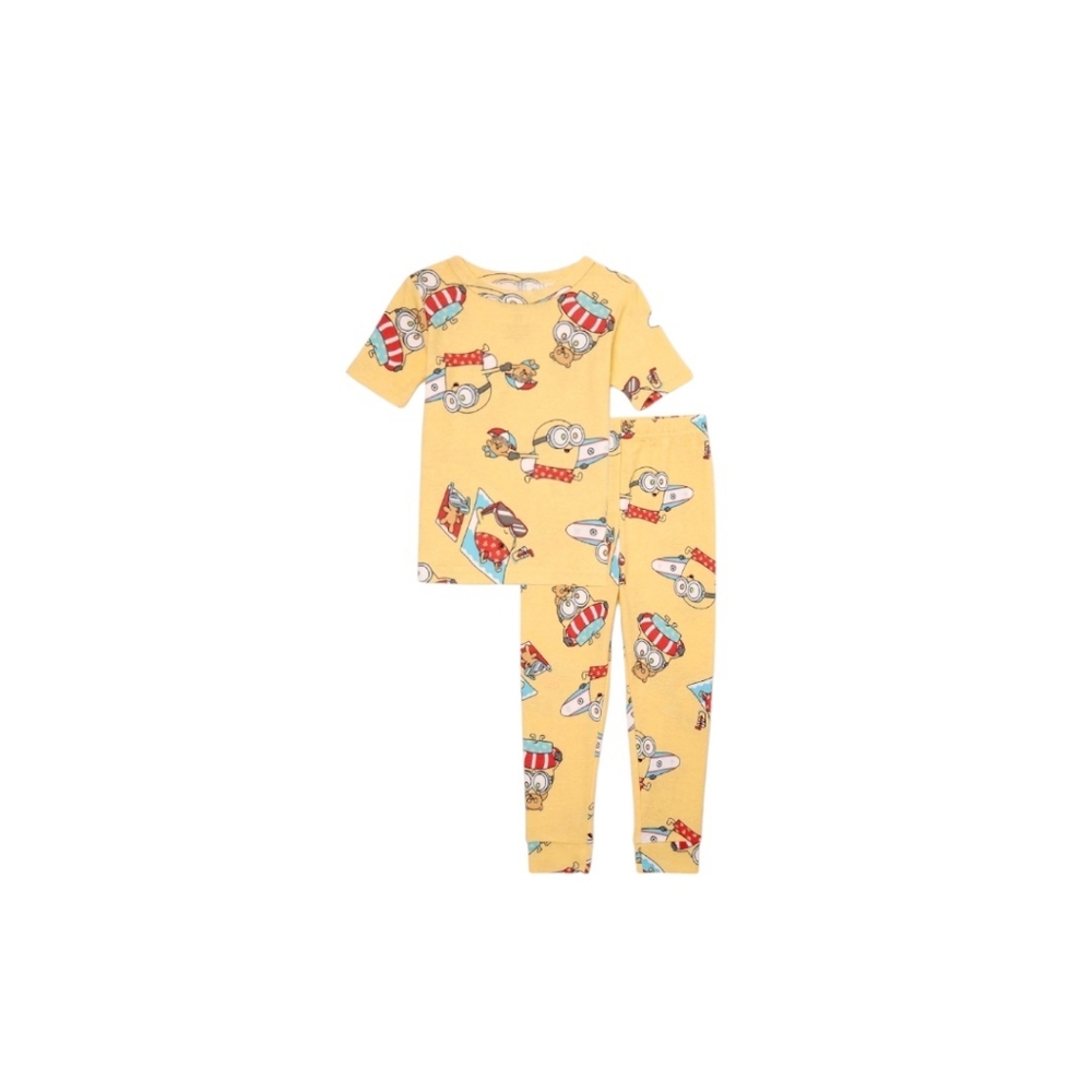 Minions Character Summer Toddler Pajama 2-Piece Set